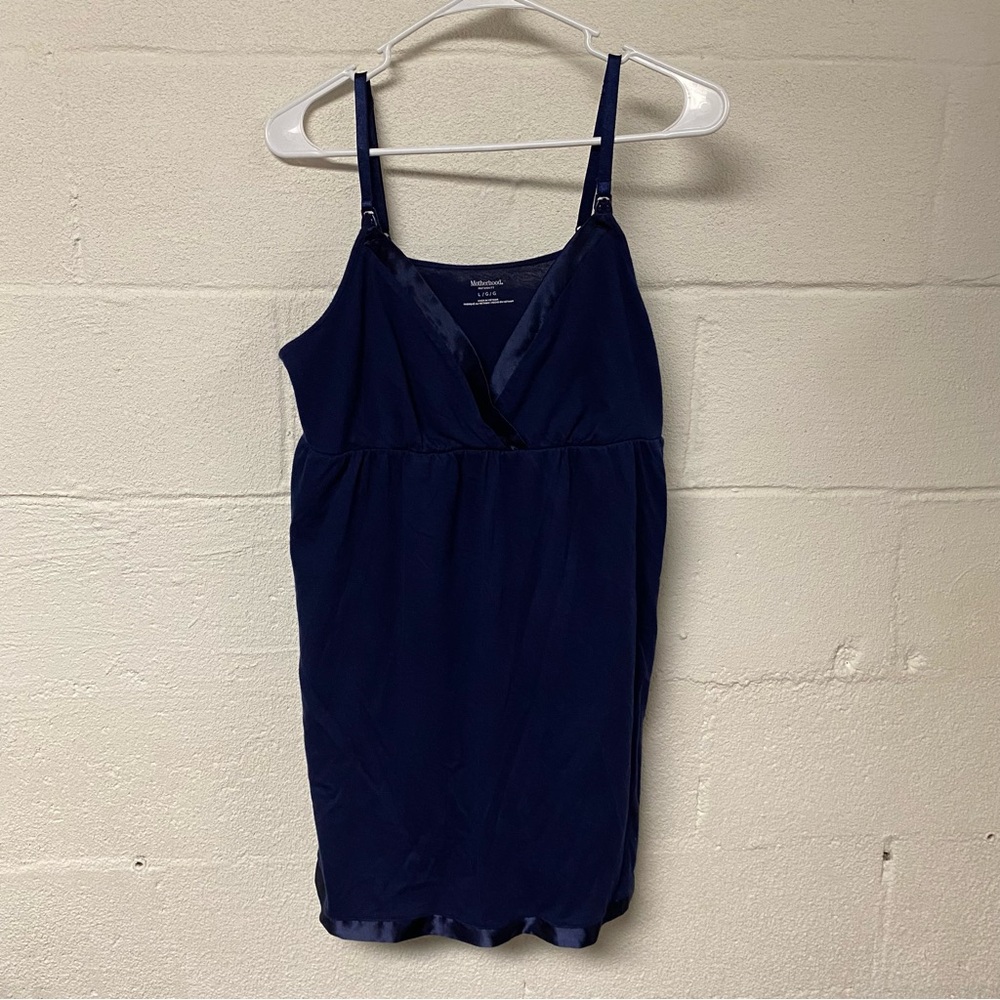 Motherhood Maternity Women’s Navy Nursing Tank Top Size Large